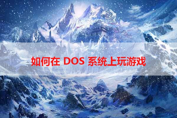 如何在 DOS 系统上玩游戏